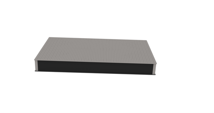 DVOB-G Series Bonded-Honeycomb Stainless Steel Breadboards