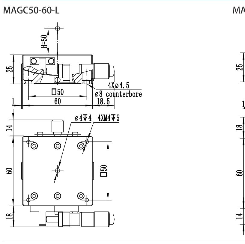 MAGC50-60-L 尺寸图