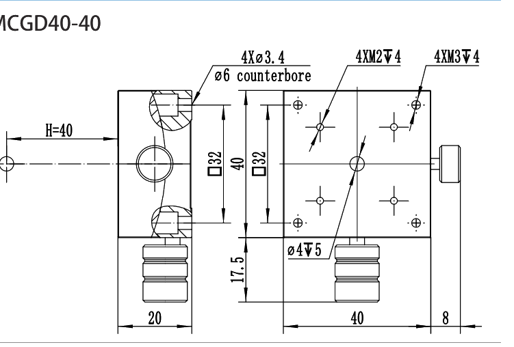 MCGD40-40 尺寸图