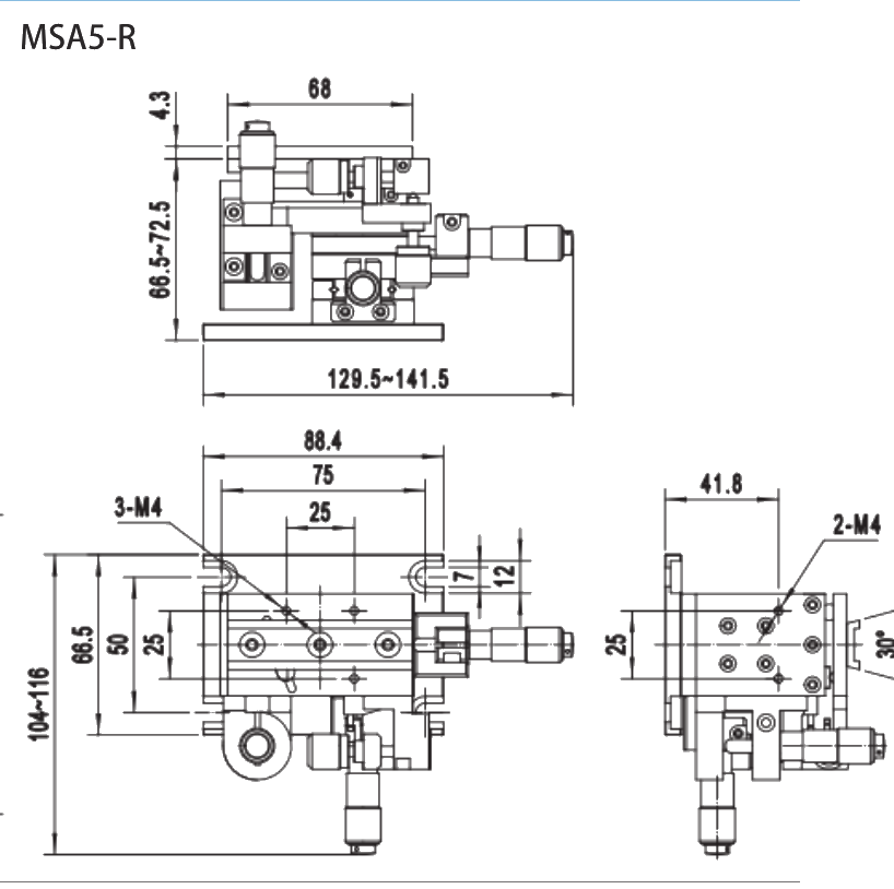 MSA5-R 尺寸图